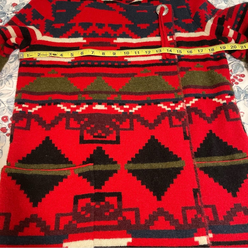 Woolrich Wool Blend Aztec Print Southwestern Sweater - Picture 13 of 13